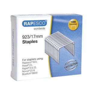 Rapesco 923 17Mm Galvanised Staples