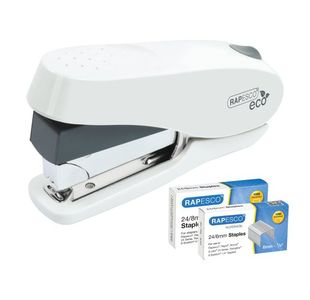 Rapesco Luna Stapler 50sh White 1467