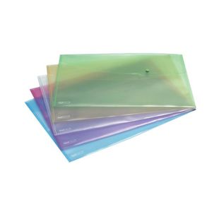 Rapesco Popper Wallet A3 Pastel Astd