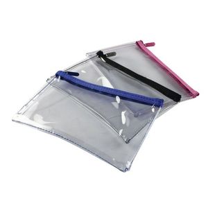 Helix Clear Pencil Case 200X125 Ast P12