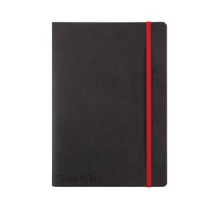 Black n Red Soft Cover Notebook A5