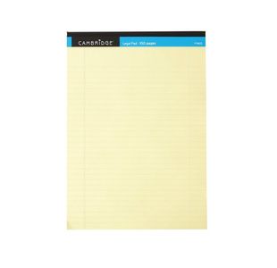 Cambridge Yellow A4 Legal Memo Ruled Pad