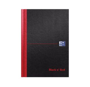 Blk N Red Book A5 Single Cash 100080414