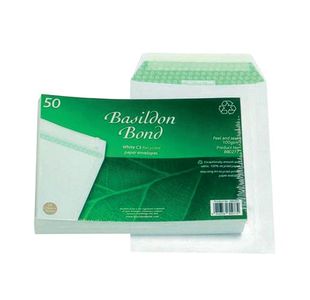 Basildon Env C5 Wht Pocket 100g Pk50