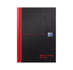 Oxford Black N Red A5 Book Recycl C67025