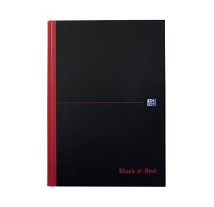 Black n Red HB Ruled Notebook A4 Pk5