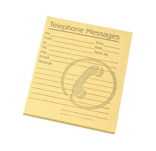 Telephone Message Pad 4X5 Yellow F71971