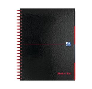 Black N Red A4 Project Book Black K66070