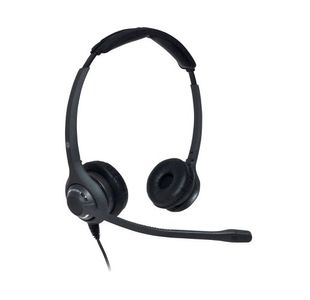 JPL 611PB Binaural Adj Headset Blk