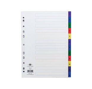 Concord Index 1-12 A4 Multicolour 66499