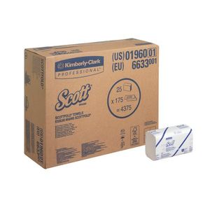 Scott Fold Handtwl White Pk25