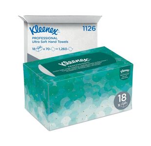 Kleenex Soft Popup Hnd Towel Bx Pk18