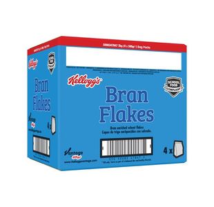 Kelloggs Bran Flakes Bag 500g Pk4