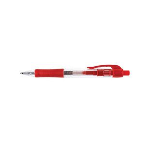 Qconnect Retractable Ball Pen Red