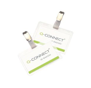 Qconnect Laminated Badge W/Clip