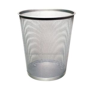 Qconnect Mesh Waste Basket Slv Kf00849