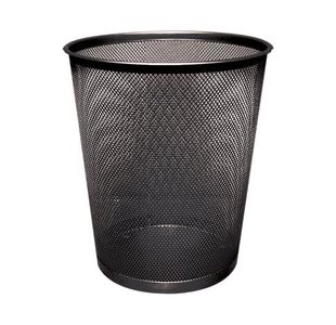 Qconnect Mesh Waste Basket Blk Kf00871