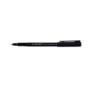 Q Ohp Pen Permanent Fine Black