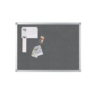 Grey Noticeboard 900X600Mm