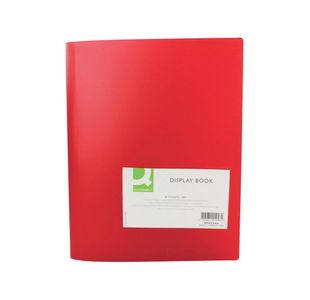 Q Connect Display Book 40Pocket Red