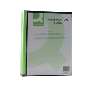 Q Connect Presentation Book 60Pkt Black