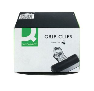 Q Connect Grip Clip 75Mm Pk10