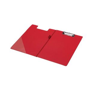 Q Connect PVC Clipboard Double Red