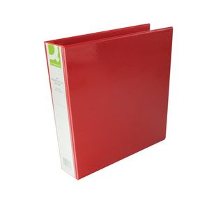 Q Connect Pres Binder 4Dring 38mm Red