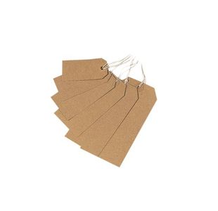 Q Connect Strung Tag 70X35Mm Buff Pk1000