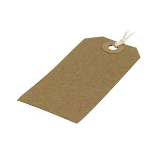 Q Connect Strung Tag 82X41Mm Buff Pk1000