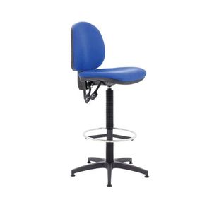 Ff Arista Draughtsman Chair Cobalt Blue