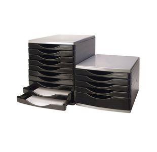 Q Connect Drawer Set 5 Drawer Black/Grey