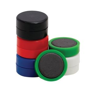 Q Connect Magnet 25Mm Assorted Pk10