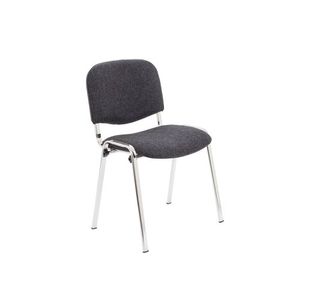 Jemini Ult Stacker Chair Chrome Charcoal