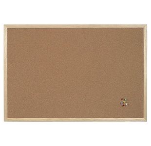 Q Conn Corkboard Woodframe 90X120Cm