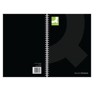 Qconnect Wirebound A5 Hardback Black