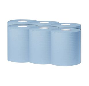 Q-Connect Cfeed Roll 1Ply 300M Bl Pk12