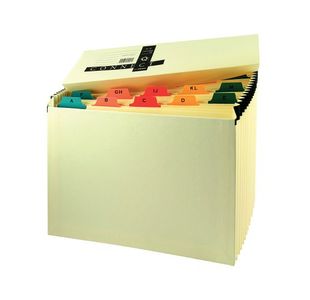 Q Connect Expg File Tab A-Z 19Pkt Mylar