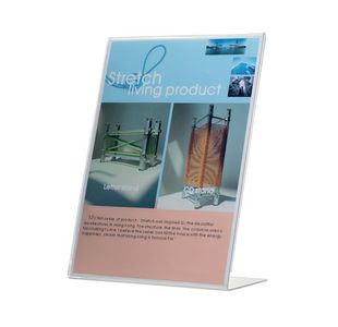 Qconnect Slanted Sign Holder Lshape A5