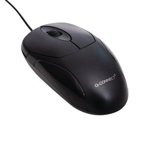 Q Connect Scroll Wheel Mouse Silv/Black