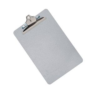 Q Connect Clip Board A4 Steel Grey