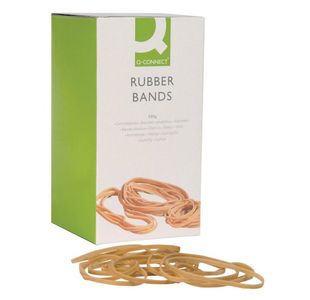 Q Connect Rubber Bands 100g Assorted