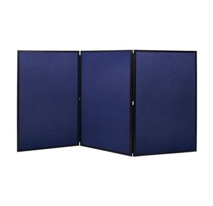 Display Board 3 Panel Blue/Grey