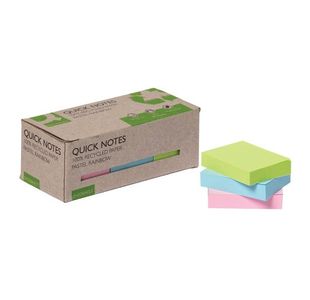 Q-Connect Rcyc Notes 38x51 Pstl Pk12