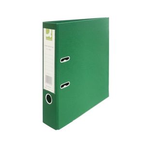 Leverarch File A4 Poly Green