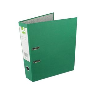 Q Leverarch File Paperbacked Fc Green