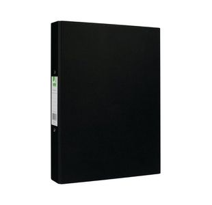 Q Ringbinder Paperbacked A4 Black