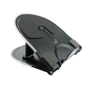 Q Connect Aluminium Laptop Stand Black