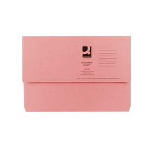 Document Wallet Fc Pink