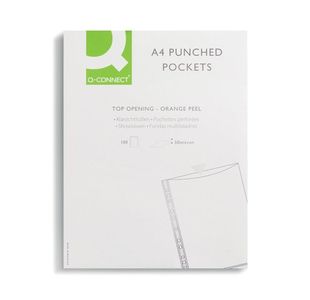 ***Punched Pocket A4 Pk100***